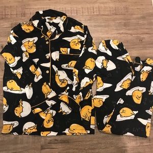 Sanrio Gudetama Two Piece Pajama Set